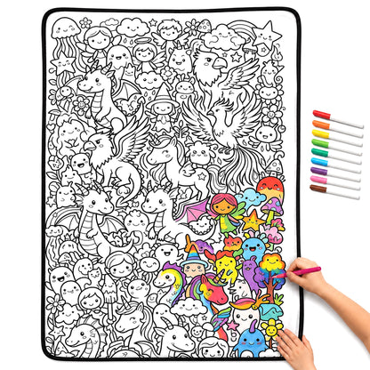 Ahlwo™ Coloring Blanket🖍️ Color It. Wash It. Repeat It! 🔄✨