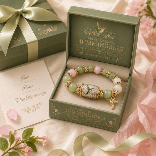 🌿 Love, Peace & Spring Blessings 💖 | 2026 Limited Edition Handmade Bracelet