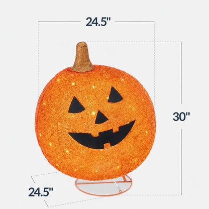 2-in-1 Lighted Pumpkin Set: Perfect Decor from Halloween to Thanksgiving! ✨