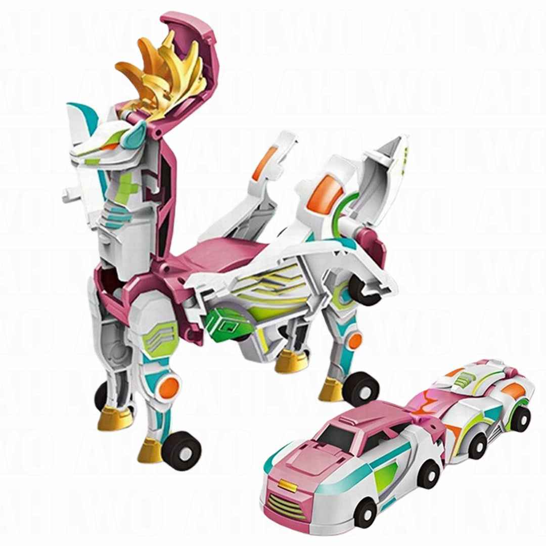 Transforming Winged Pegasus Car Toy