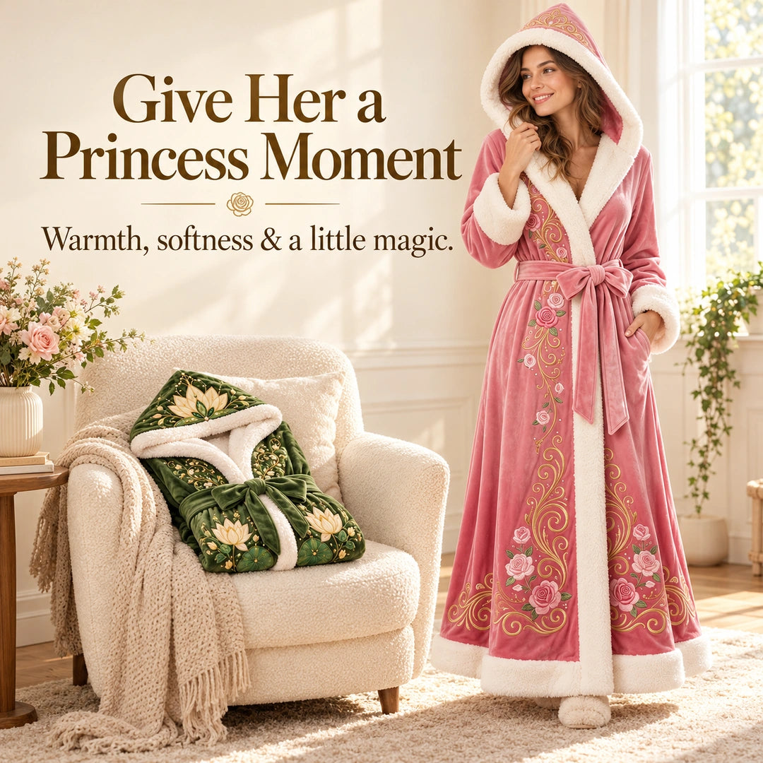 👑Princess Heated Robe — Cozy Warmth, Fairytale Elegance