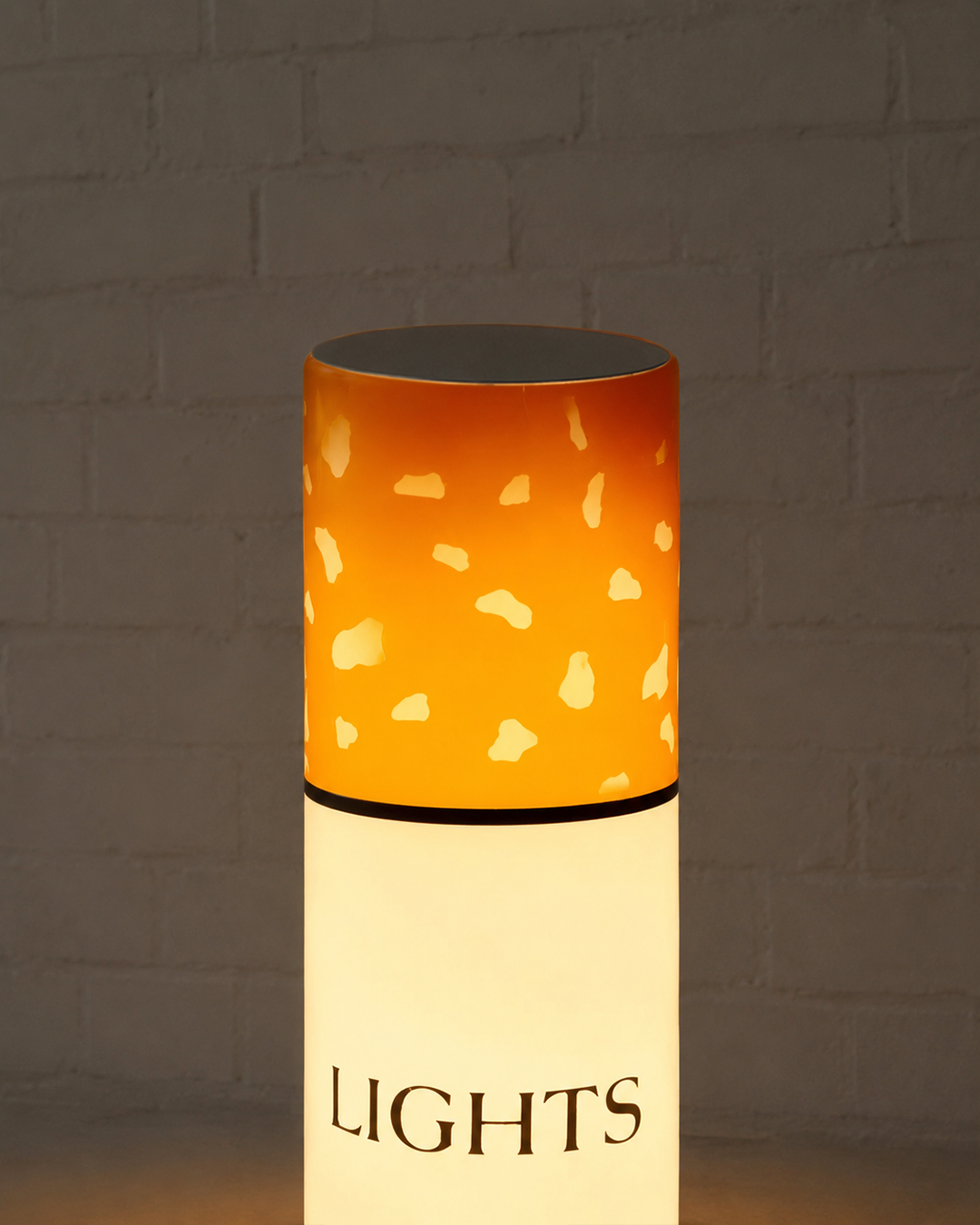 🚬 Cigarette Tube Shaped Marlboro Style Floor Lamp | Retro Industrial Novelty Ambient Light