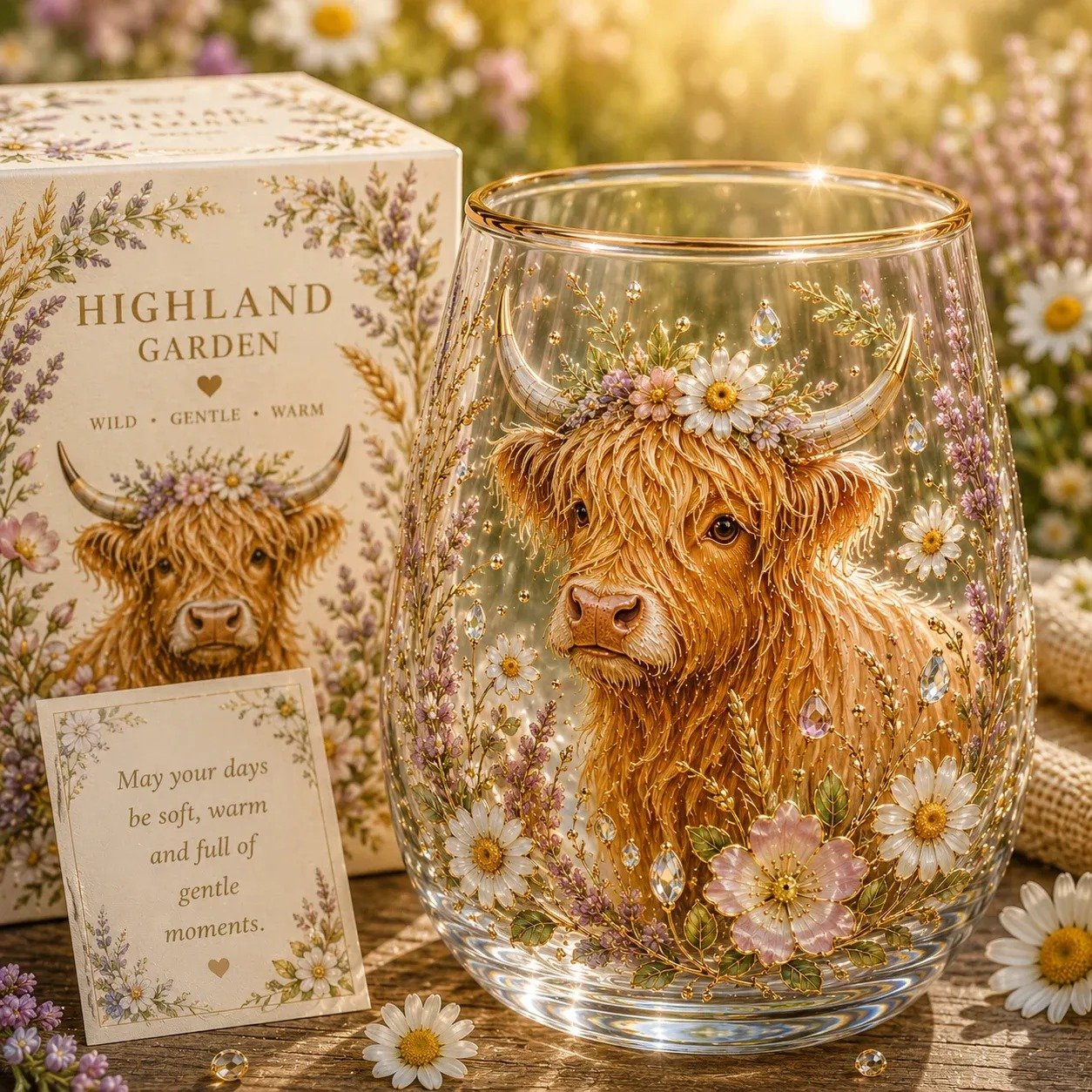 🔥🔥2026 Limited Edition Garden Dawn Embossed Glass Teacup