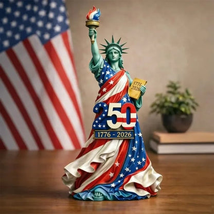 🗽Celebrate The Day Of Liberty - Handmade USA 250th Anniversary Statue of Liberty Figurine✨