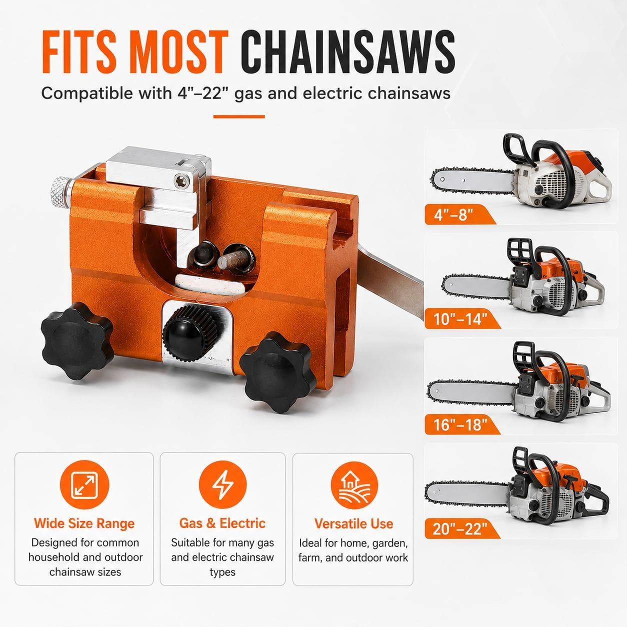 RazorWolf Pro Precision Chainsaw Sharpener