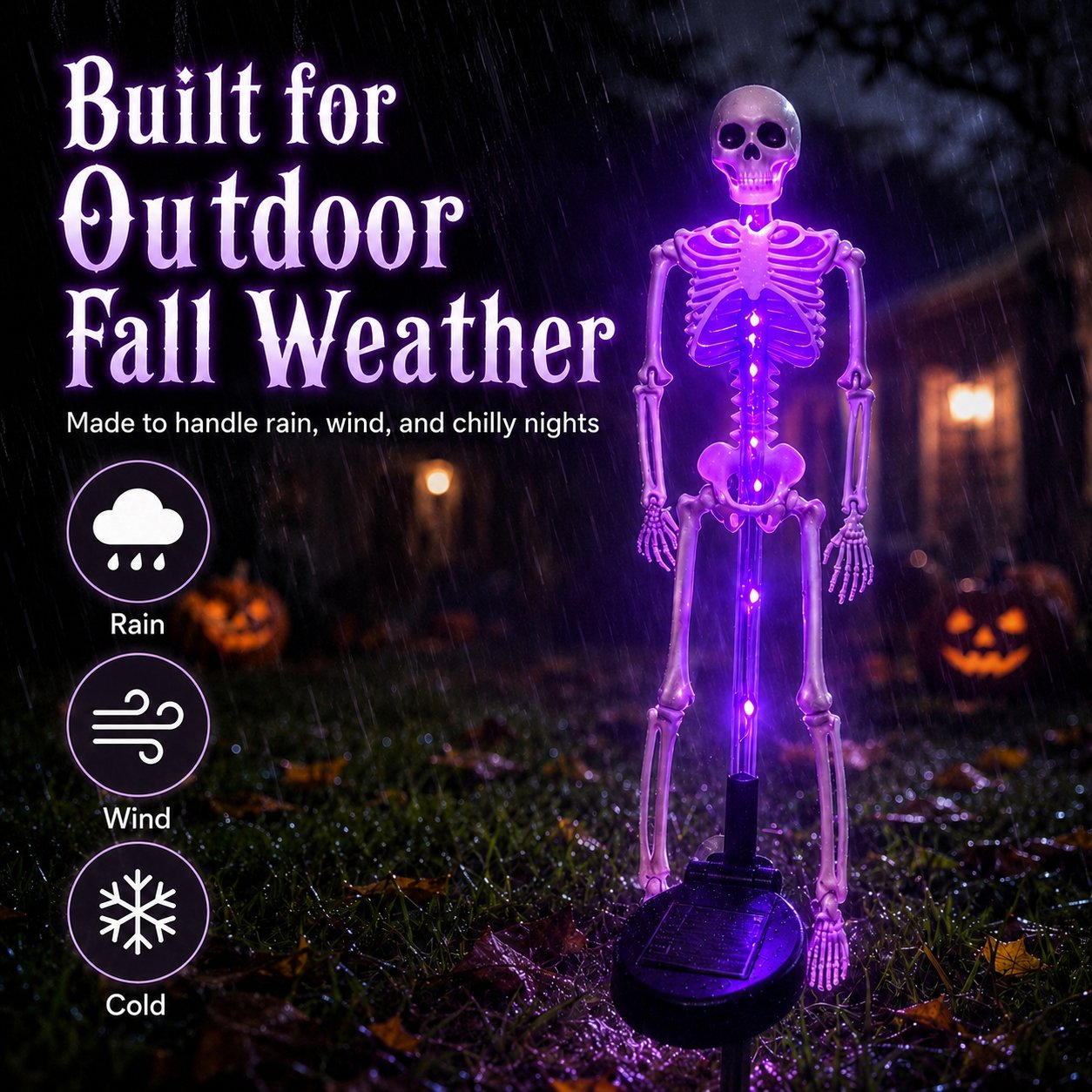 Turn Your Yard Into A Spooky Skull Path 💀🌙 Halloween Solar Garden Lights