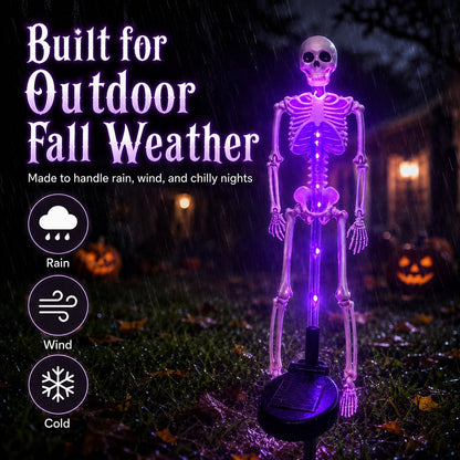 Turn Your Yard Into A Spooky Skull Path 💀🌙 Halloween Solar Garden Lights