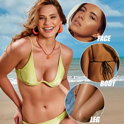 🌞 Silky Smooth Self Tanner Lotion – Get a Natural, Long-Lasting Sun-Kissed Glow Without the Sun, No Orange, No Streaks
