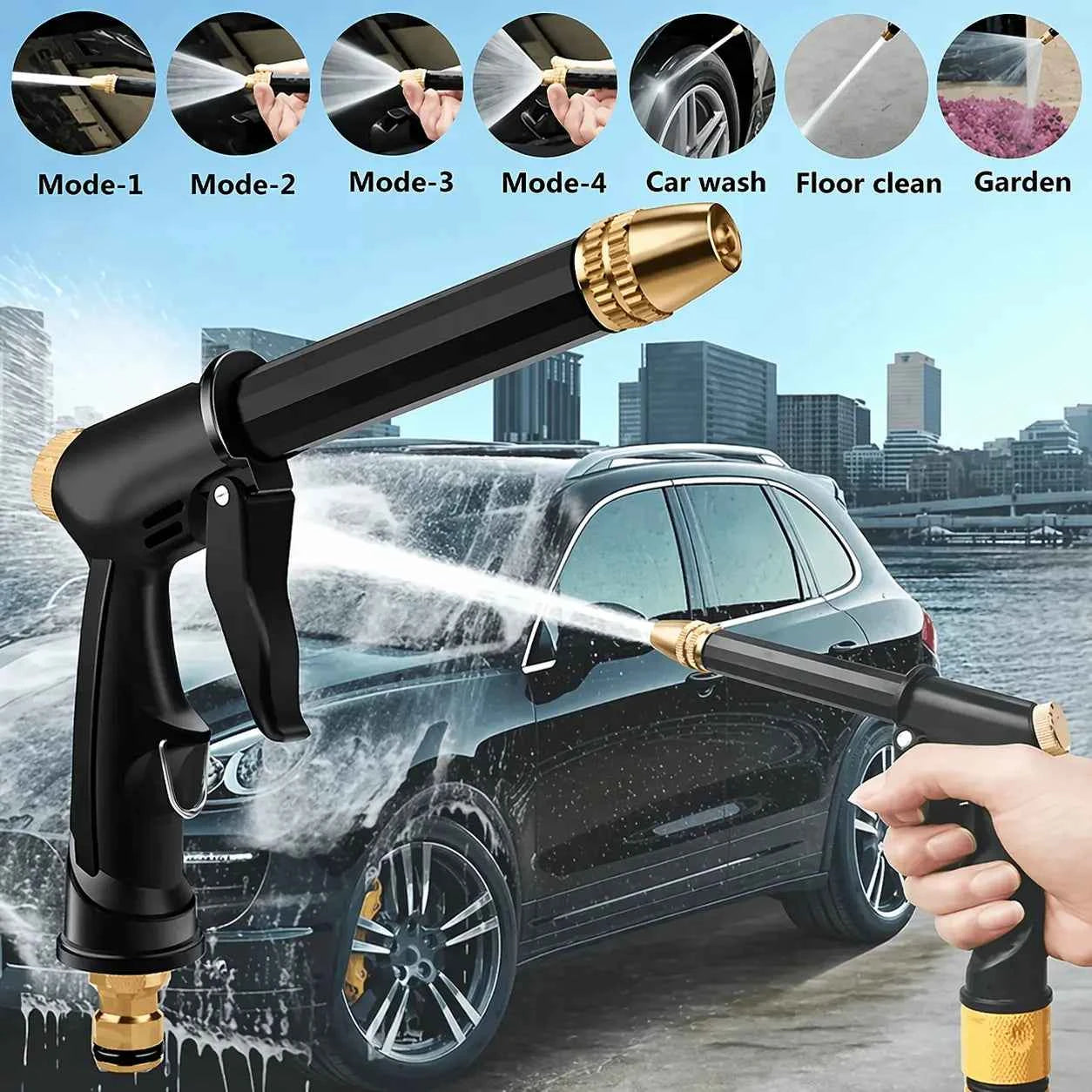 🚗 Handheld Pressure Washer | Car Wash & Garden Sprayer Tool