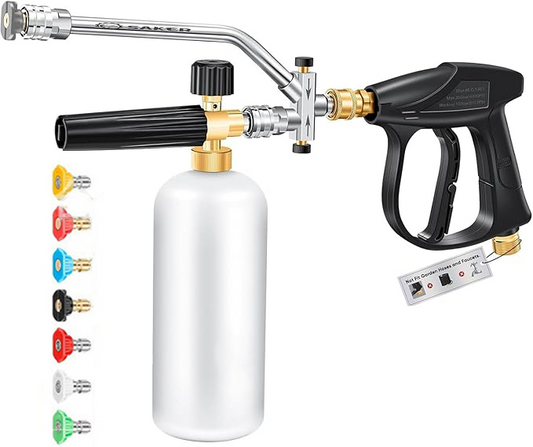 💦 Foam Cannon Pressure Washer | Dual Connector Cleaning Gun