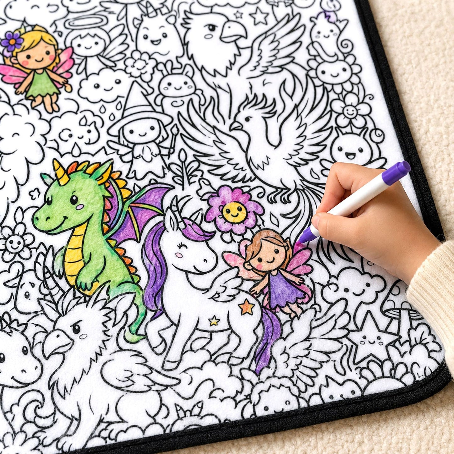 Ahlwo™ Coloring Blanket🖍️ Color It. Wash It. Repeat It! 🔄✨