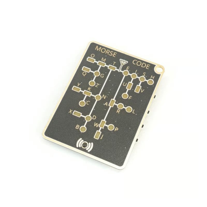 🔥 📟 Morse Code Trainer Card Pro (LED Edition)
