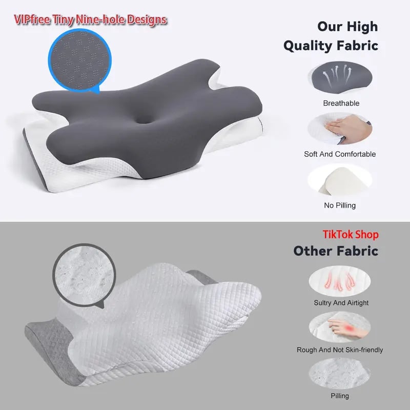 ⚡LAST DAY 50% OFF & Free Shipping🌈 VIPfree Cooling Memory Neck Pillow
