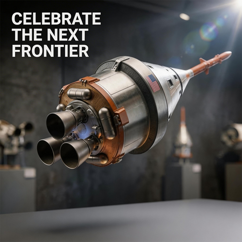 ⚡️Flash Sale-49% OFF⚡️| 🌌Human Deep Space Explorer Model🛸（3*3*8 Inch）