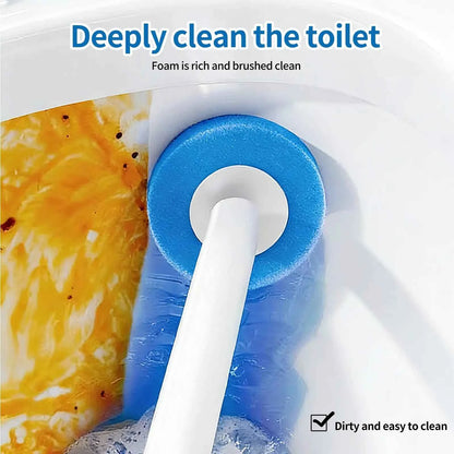 🧽 Toilet Scrubber | Disposable Pads | No Mess Cleaning