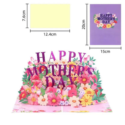 🌺Mother‘s Day - 55% OFF🌼Paper Love Mother's Day Card, 👩Happy Mothers Day Pop Up Card 3D Design🦋