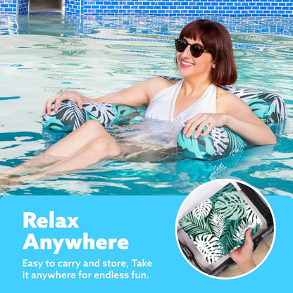 🏝️ Inflatable Water Chair | Pool Beach Lake Floating Seat