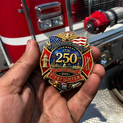 🫡Salute To Our Firefighter👩‍🚒 250th Anniversary Firefighter Badge🎖️