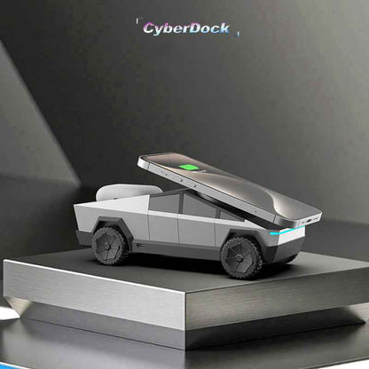 Armor King CyberDock 3-in-1 Wireless Charger + Car Model Ornament + Stand