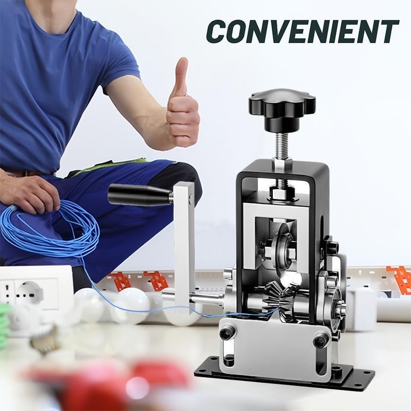 🔥50% OFF TODAY🔥 Manual Cable Wire Stripping Machine ⚙️ Heavy-Duty Iron Frame Wire Stripper for Scrap Copper Recycling