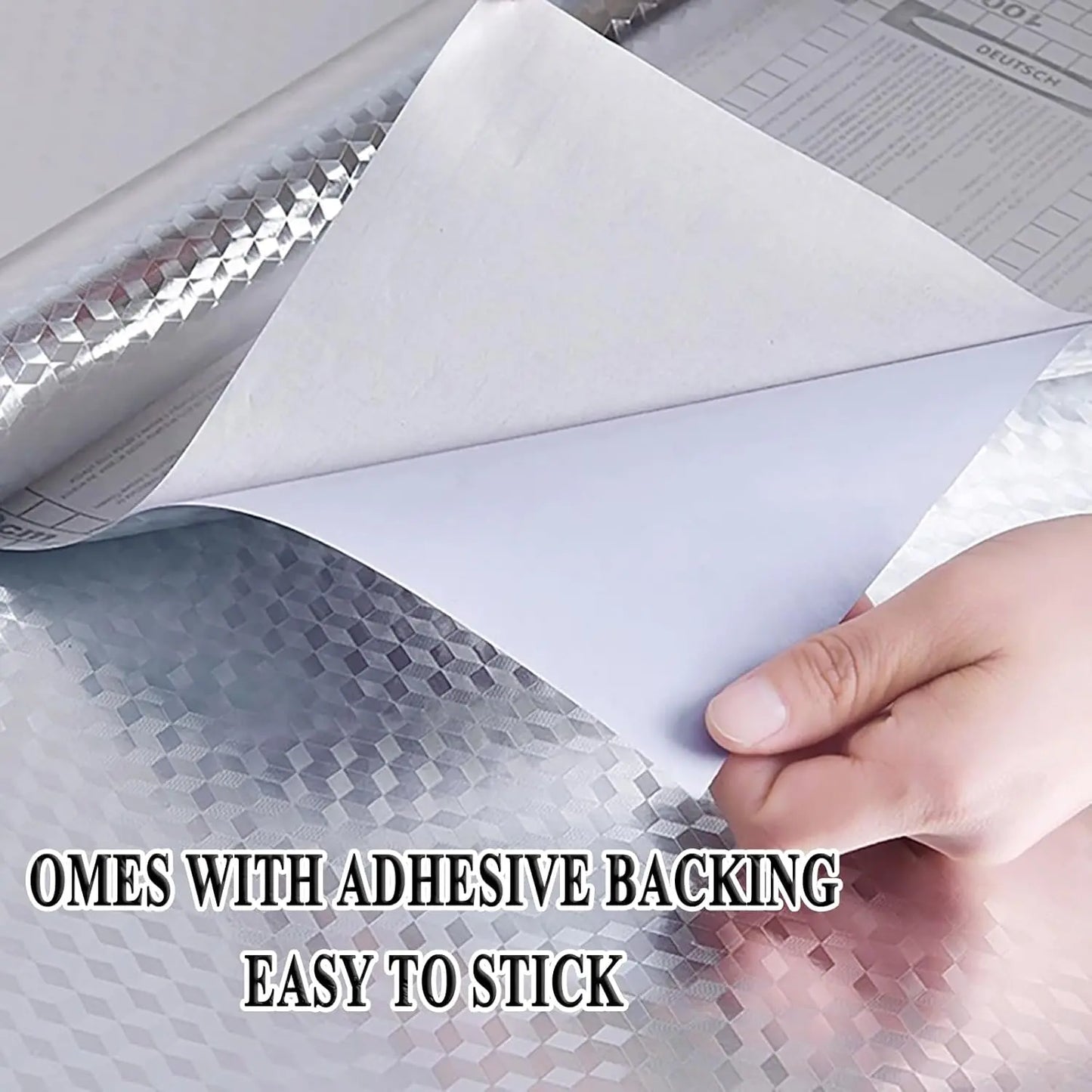 💥Today 50% OFF💥 Self-Adhesive Stainless Steel Kitchen Film