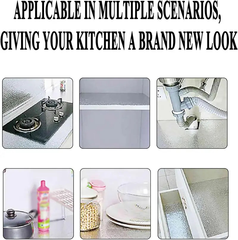 💥Today 50% OFF💥 Self-Adhesive Stainless Steel Kitchen Film