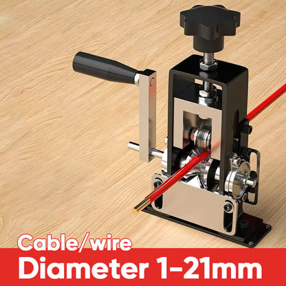 🔥50% OFF TODAY🔥 Manual Cable Wire Stripping Machine ⚙️ Heavy-Duty Iron Frame Wire Stripper for Scrap Copper Recycling