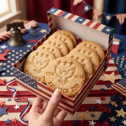 🎁Last Day 60% OFF - 1776–2026 USA 250th Anniversary Cookie Stamp