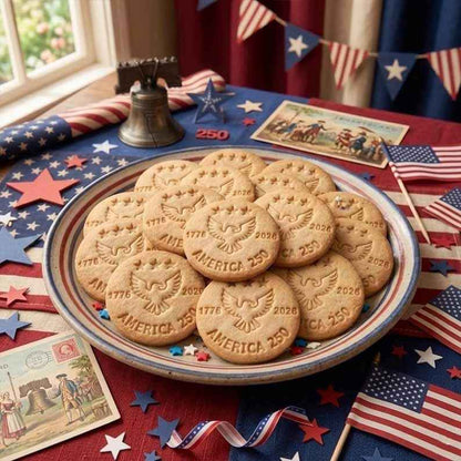 🎁Last Day 60% OFF - 1776–2026 USA 250th Anniversary Cookie Stamp