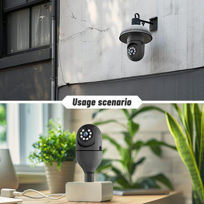 Smart AI Light Bulb Camera