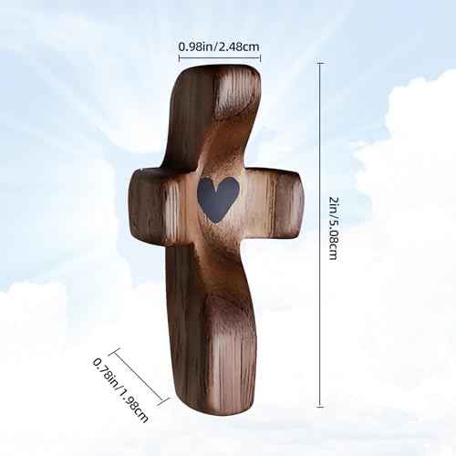 ✝️100% Handmade Wooden Cross My Heart(James Bottoms Handmade®)