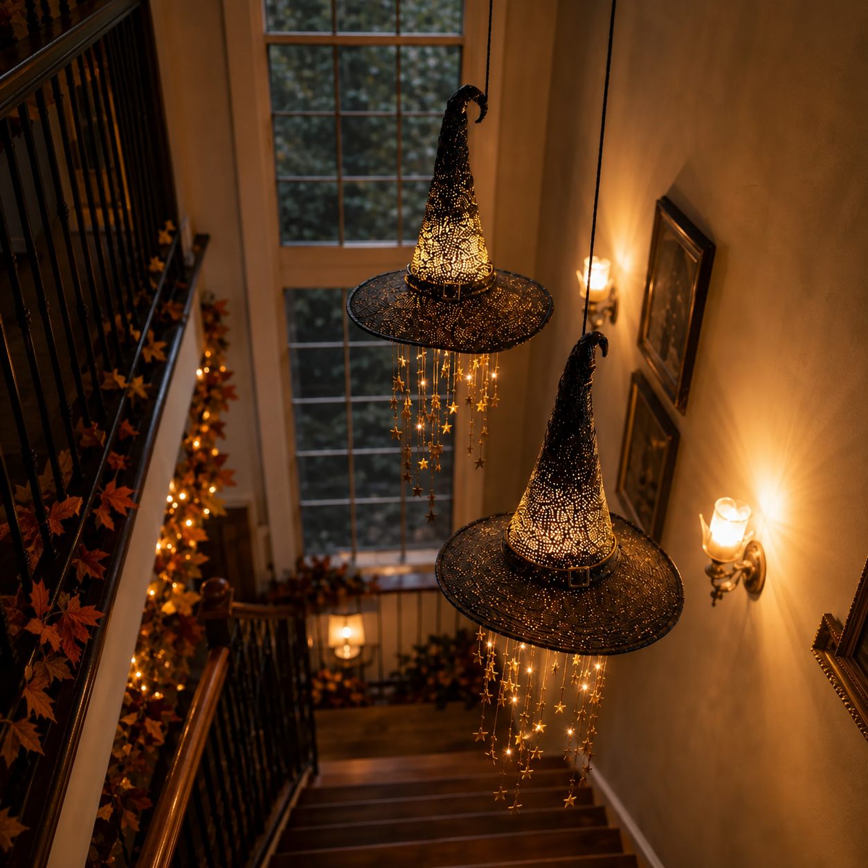 Lighted Witch Hat Hanging Chime🧙🏻‍♀️