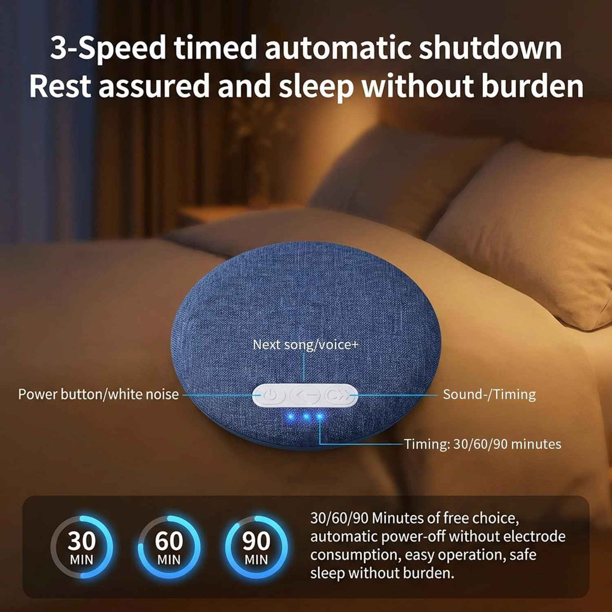 ⏰50% OFF 🛌 Sleep Sound Pillow Speaker