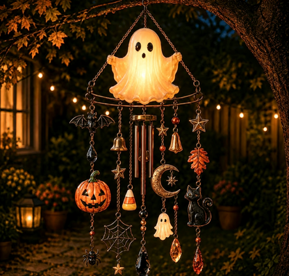 👻🔥Limited Time 50% OFF🔥 Haunted Glow Ghost Wind Chime