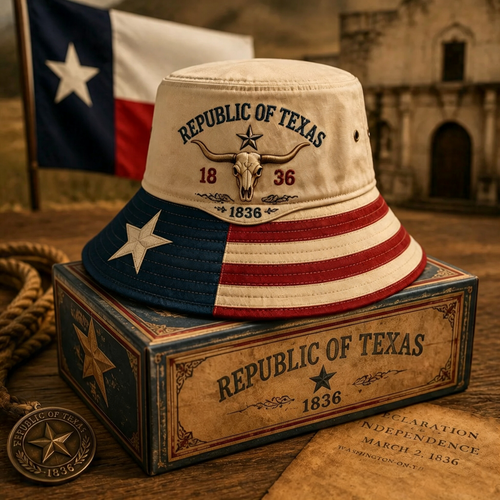 🔥 Today 49% OFF🔥 U.S. 250th Anniversary Casual Bucket Hat | Celebrate America in Classic Patriotic Style