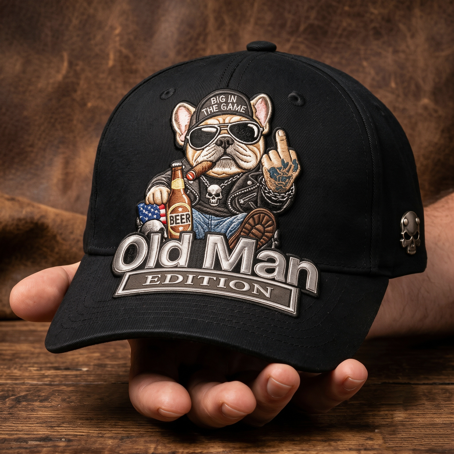😎✨ Limited Time 50% OFF🔥 Bulldog Baseball Hat | Stylish Everyday Cap with a Tough, Fearless Look