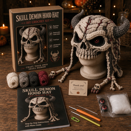 👻🔥 Today 49% OFF🔥 Halloween Monster Hood DIY Craft Kit | Create Your Own Spooky Halloween Masterpiece