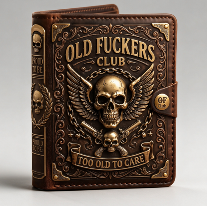 💳🔥 Club Embossed Leather Wallet | Premium Everyday Wallet with Classic Appeal
