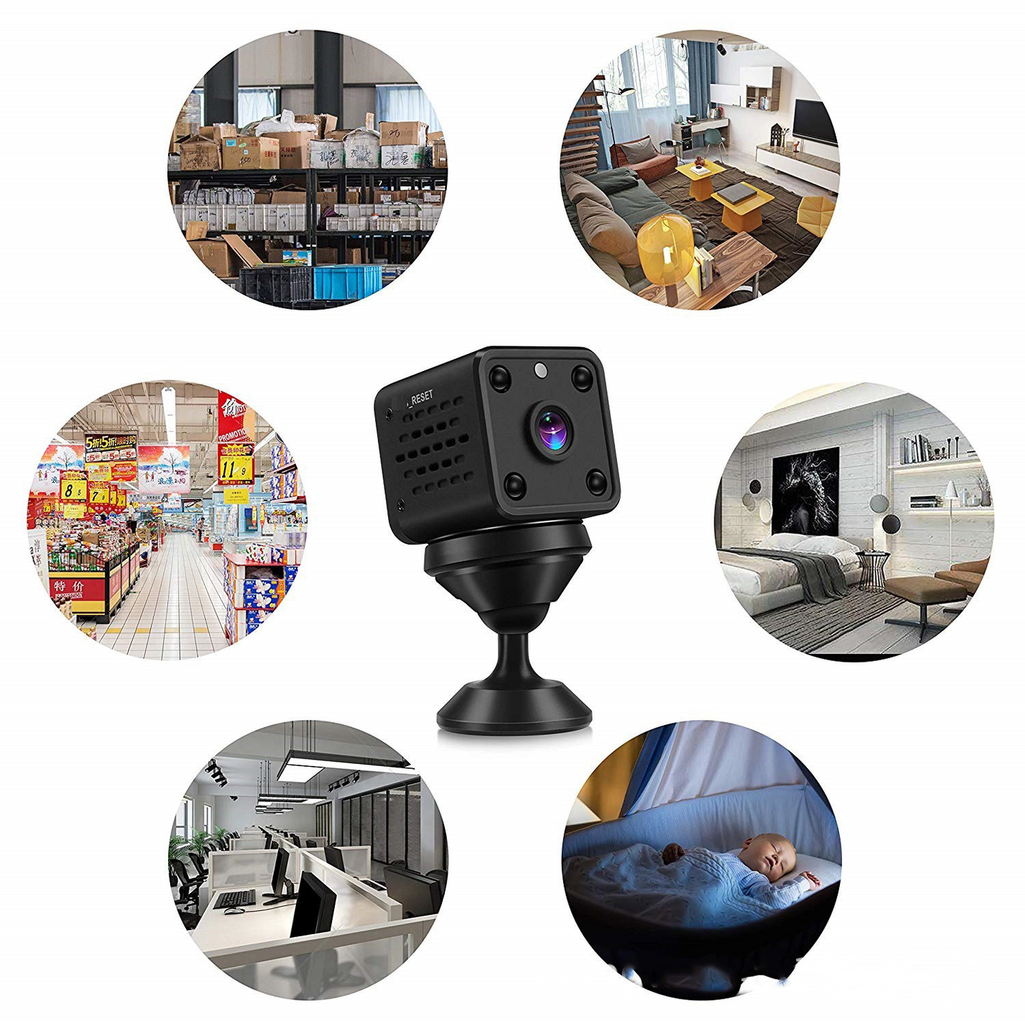 🏠✨ Limited Time 50% OFF✨ W03 WiFi Security Camera | Full HD Monitoring with Smart Motion Alerts