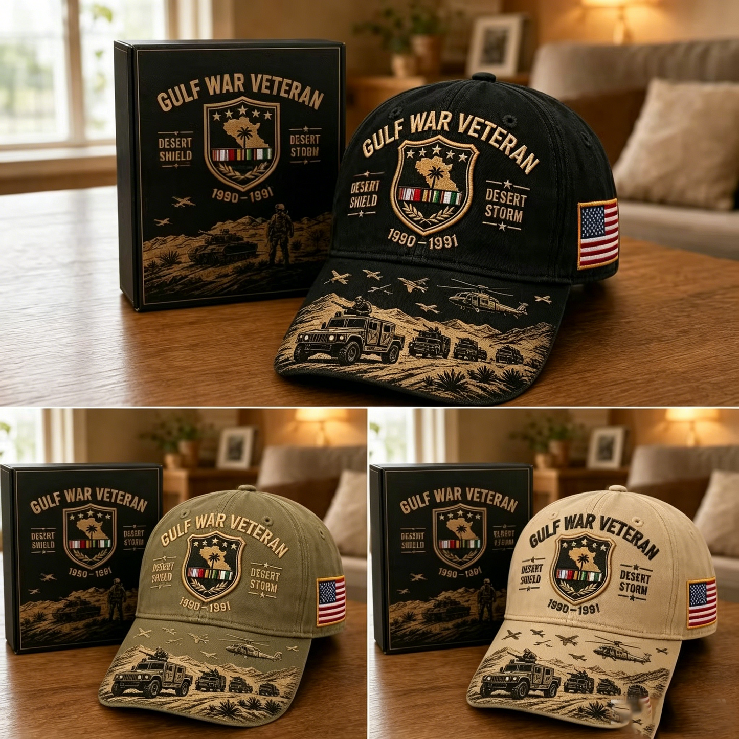 🔥Limited Time 49% OFF🎖️ Gulf War Veteran Memorial Hat