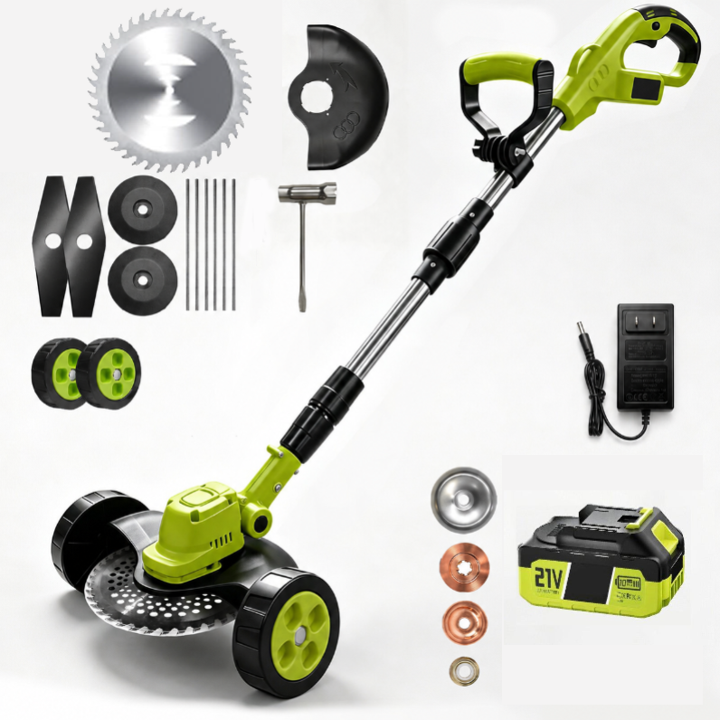 🌿⚡Trim, Edge & Clean Up Your Yard Faster ⚡ Cordless 3-in-1 Lawn Trimmer with Battery