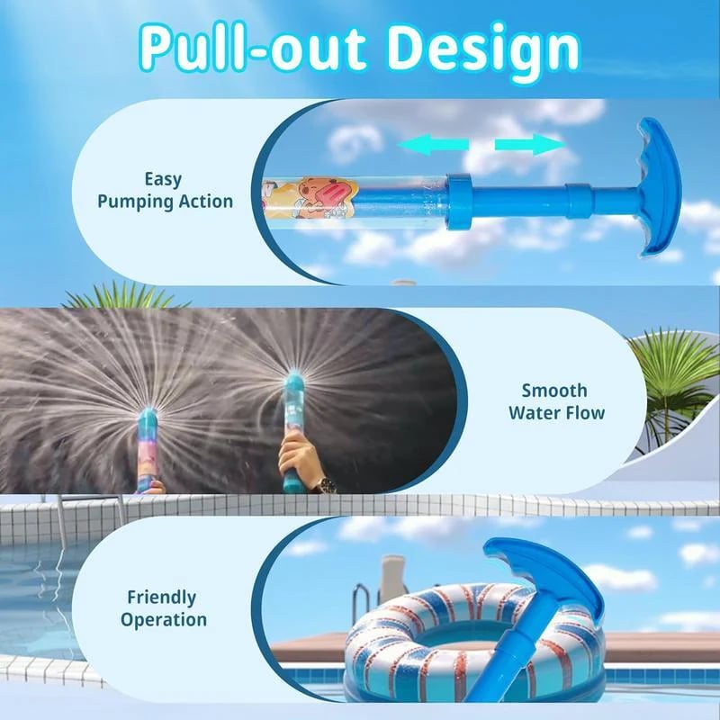 🎆 Summer Must-Have｜Pull-Out Firework Water Gun Toy
