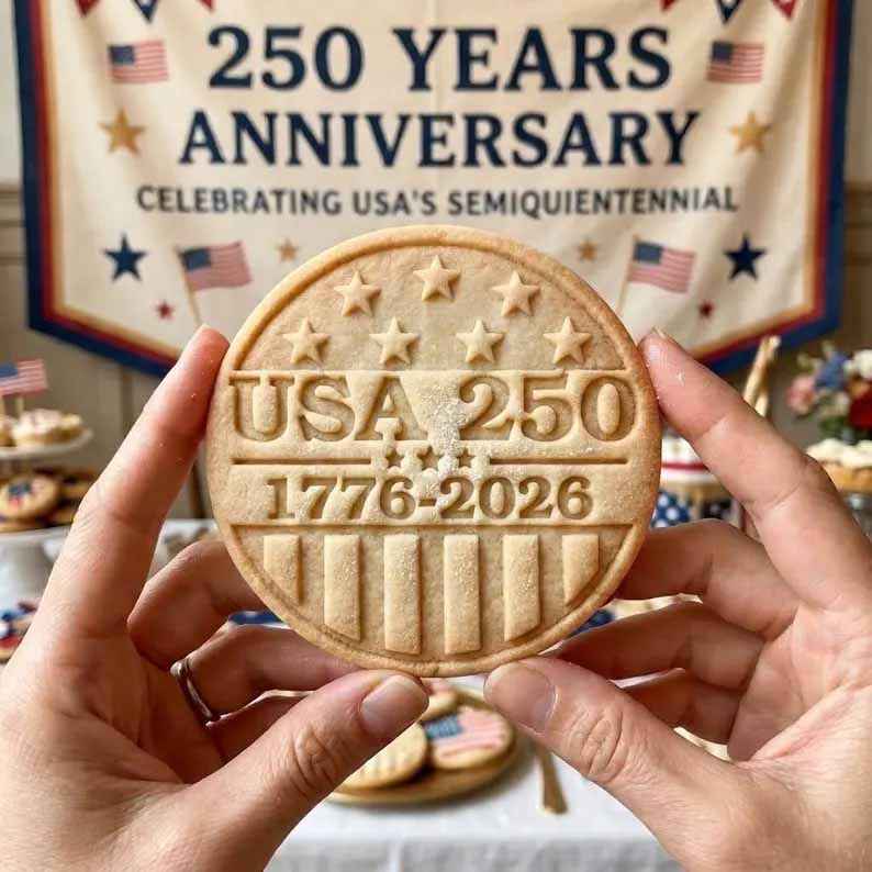 🎁Last Day 60% OFF - 1776–2026 USA 250th Anniversary Cookie Stamp