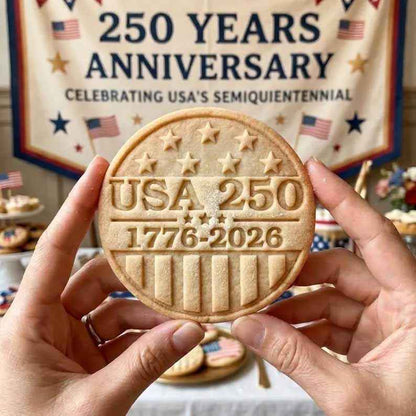 🎁Last Day 60% OFF - 1776–2026 USA 250th Anniversary Cookie Stamp