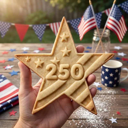USA 250th Anniversary Cookie Stamp – 1776–2026 Commemorative Edition 🇺🇸🍪