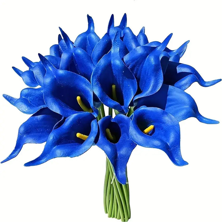 🤍 15PCS Artificial Calla Lily Flowers | Real Touch Elegant Decor