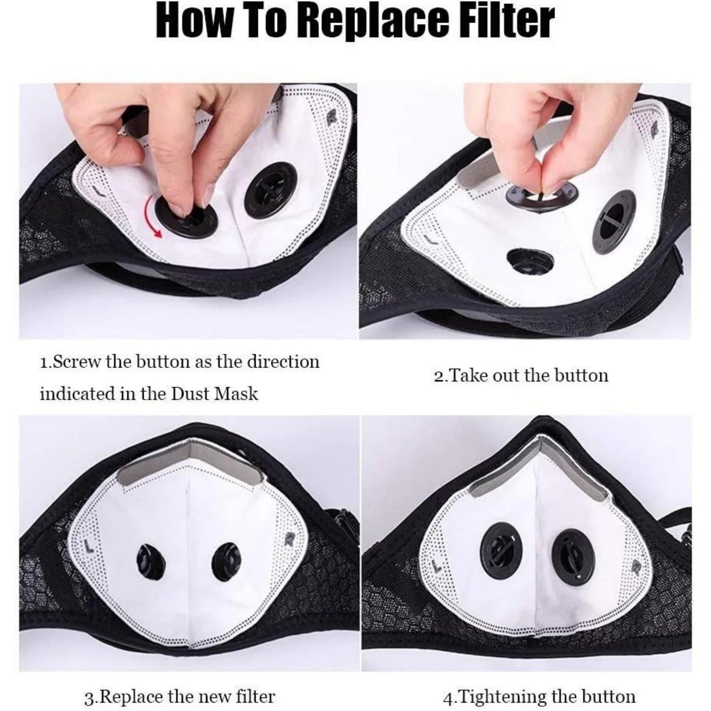 🔥LAST DAY 50% OFF💖Reusable Carbon Filter Dust Mask – Built for Active Lifestyles