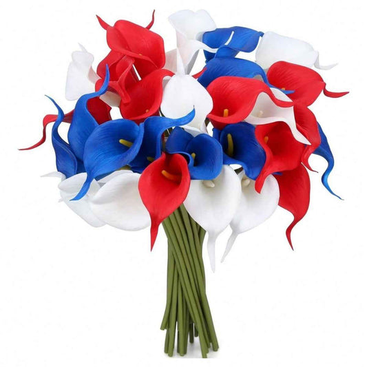 🤍 15PCS Artificial Calla Lily Flowers | Real Touch Elegant Decor