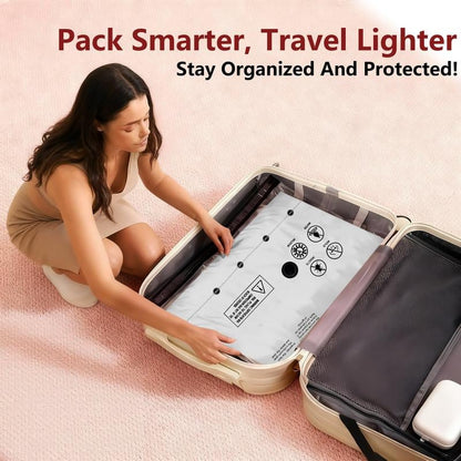 Space-Saving Vacuum Storage Bags with Electric Pump – Multiple Sizes for Clothes, Bedding & Travel