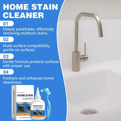 🔥Last Day 55% OFF🔥Home Stain Cleaner Gel with Scrub Brush-No More Stain✨